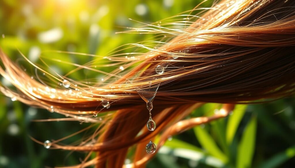 water and hair strength