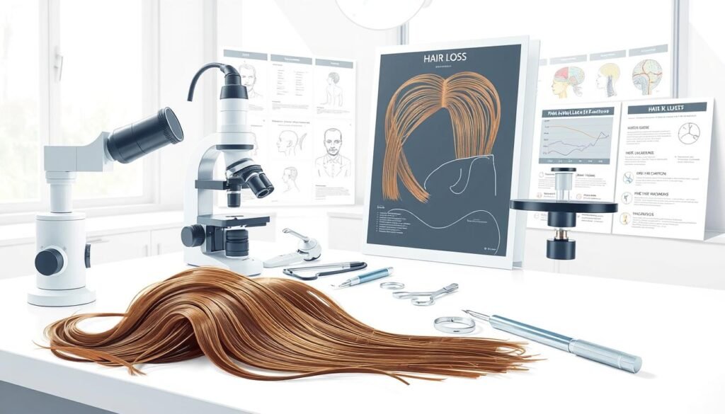 Diagnostic Procedures related to hair loss