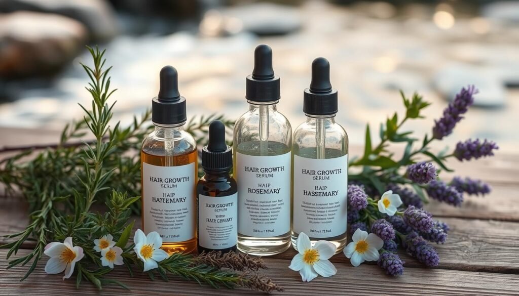 natural hair growth serums