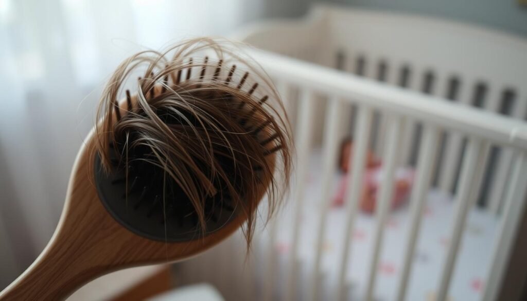 postpartum hair loss symptoms