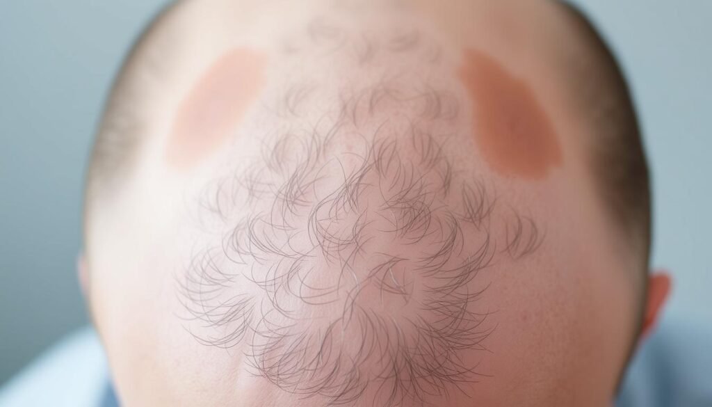 signs of balding