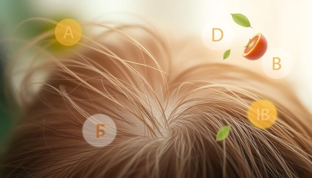 symptoms of vitamin deficiency related to hair loss