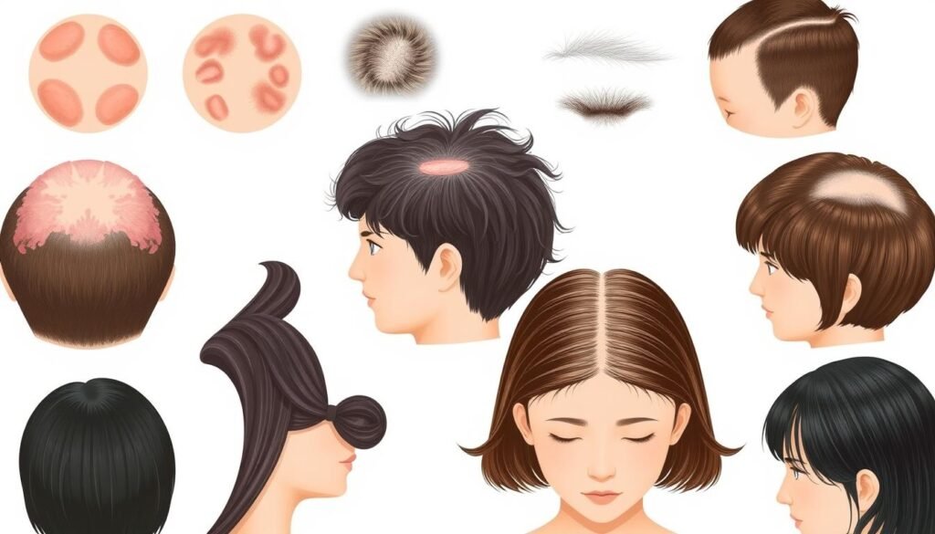 types of alopecia