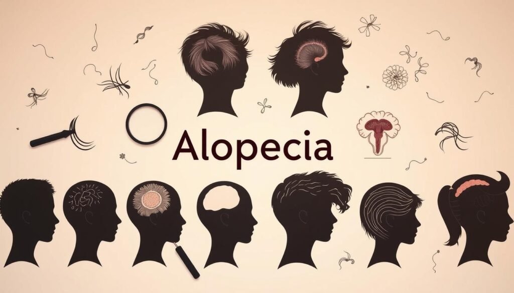 types of alopecia