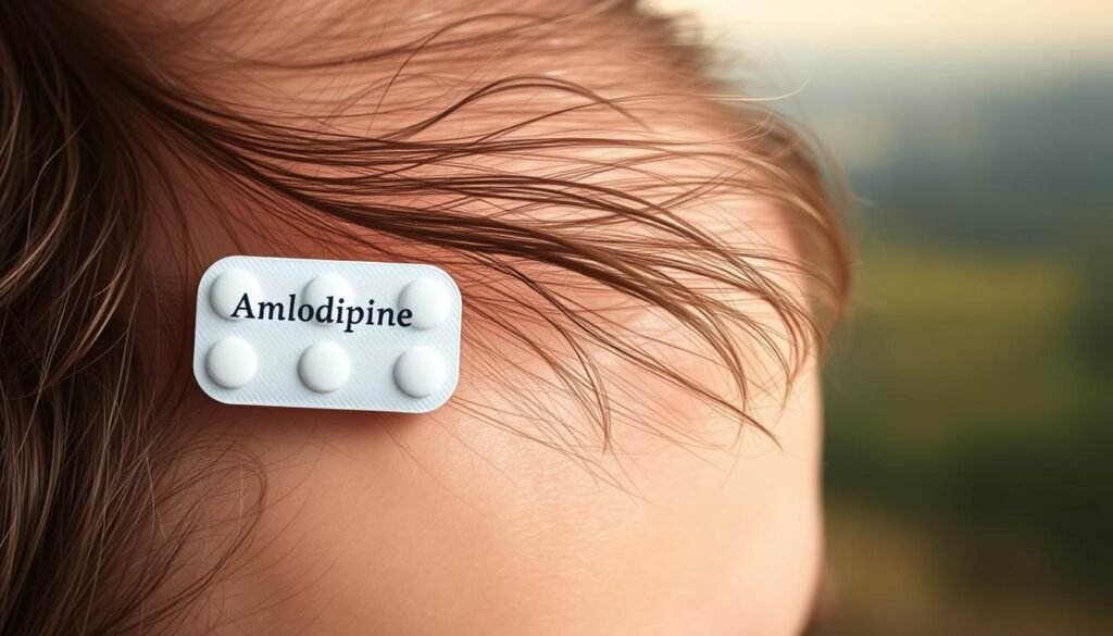 amlodipine cause hair loss