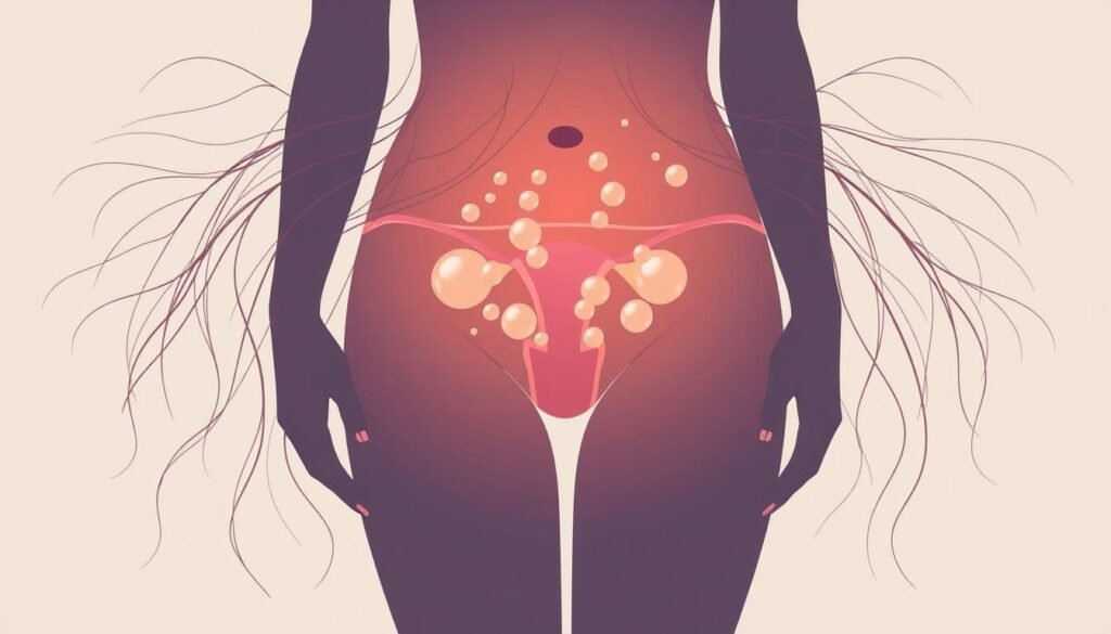 causes of hair loss from ovarian cysts
