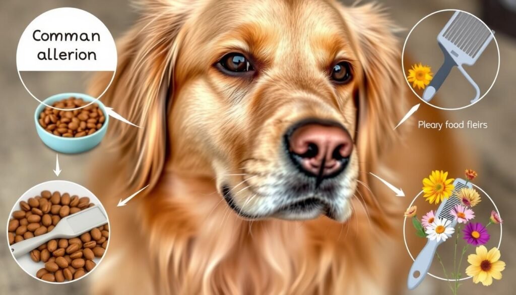 common causes of hair loss in Golden Retrievers