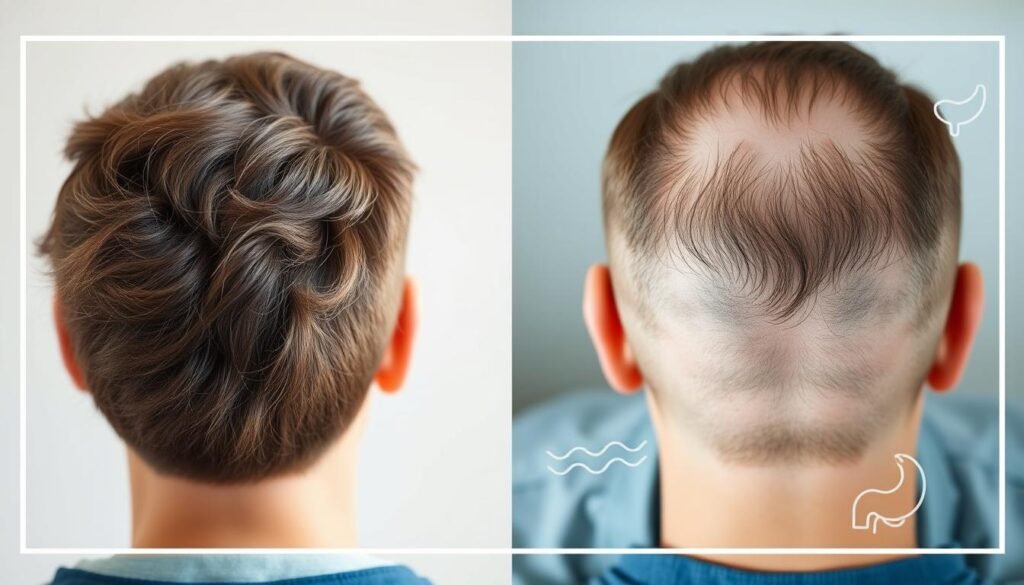 does crohn's disease cause hair loss