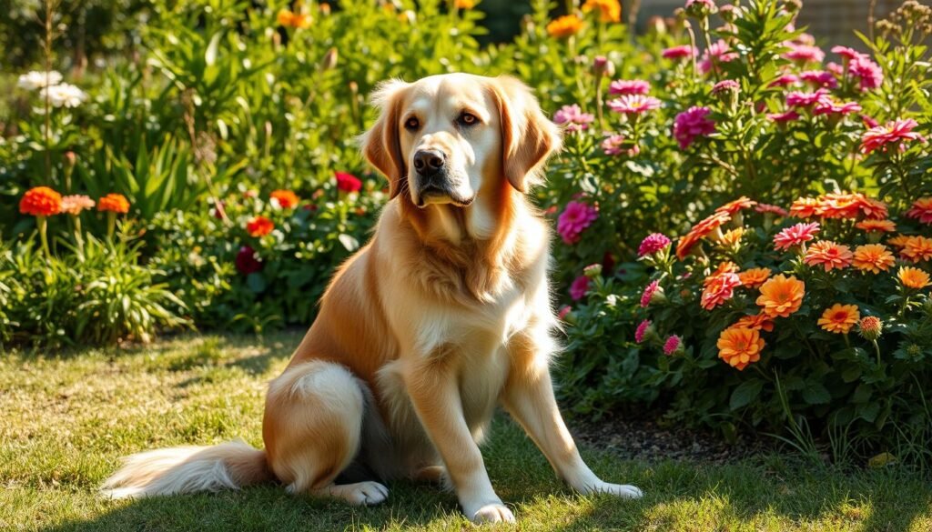 golden retriever hair loss