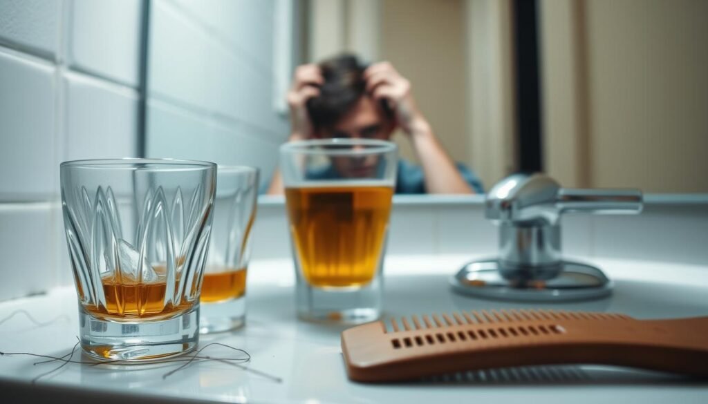 hair loss alcohol