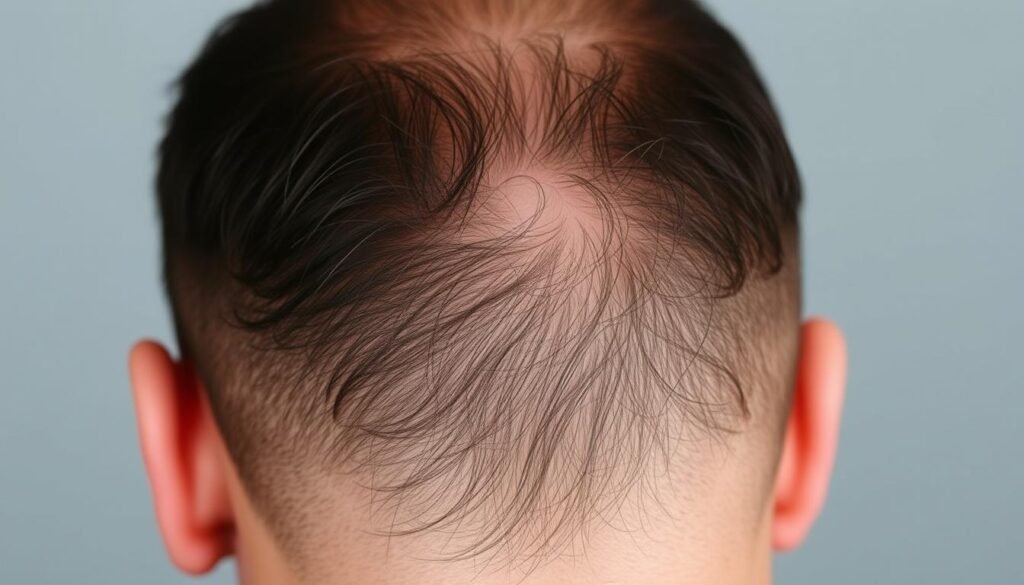hair loss back of head male