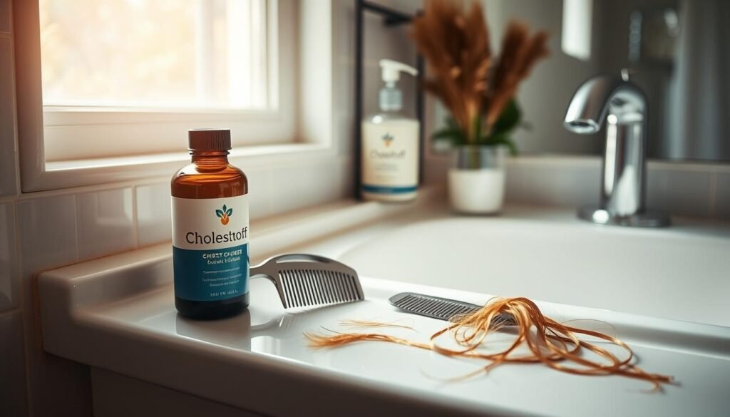 hair loss concerns with cholestoff