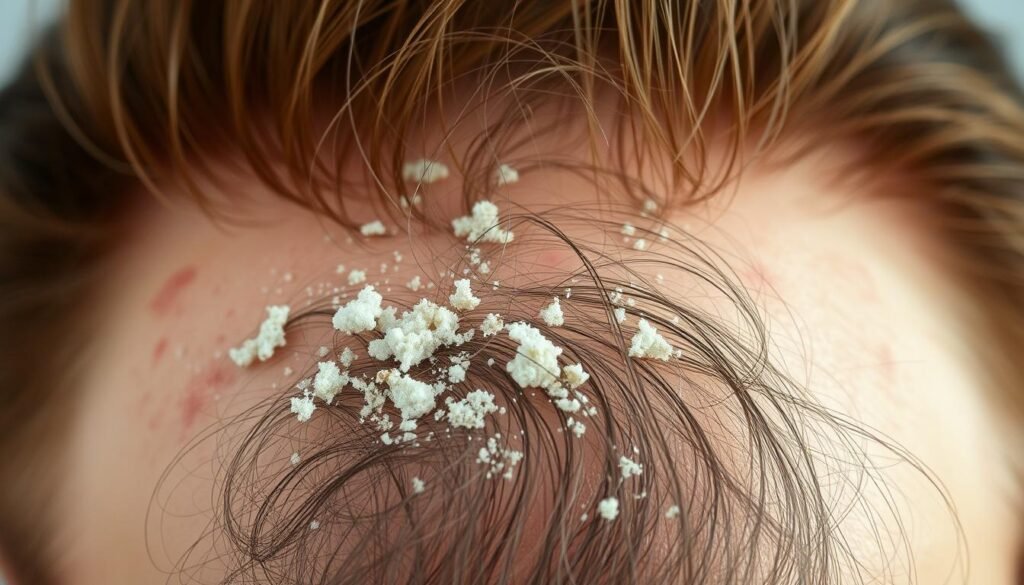 hair loss from dandruff