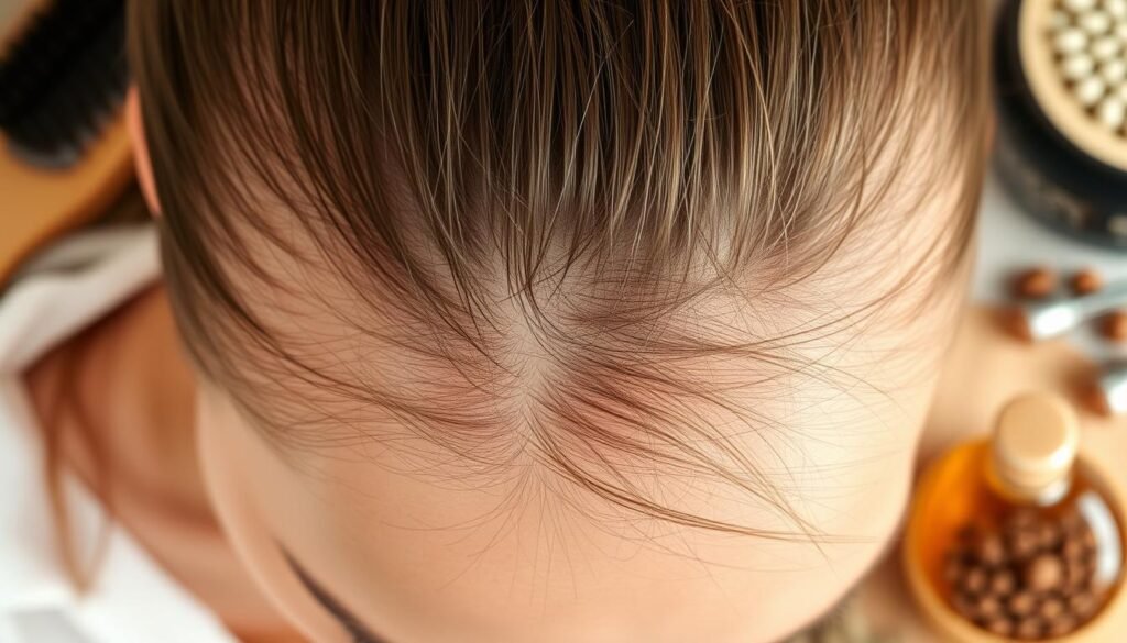 hair loss in perimenopause