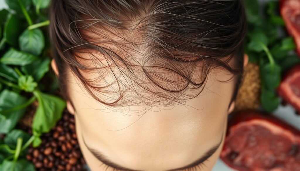 hair loss iron deficiency