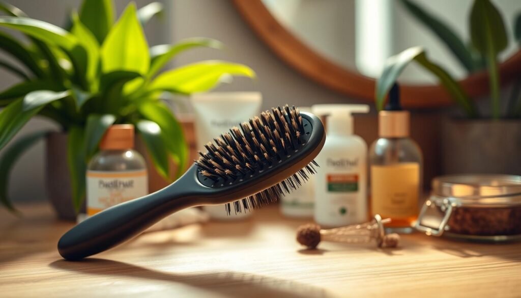 hair thickening brush maintenance