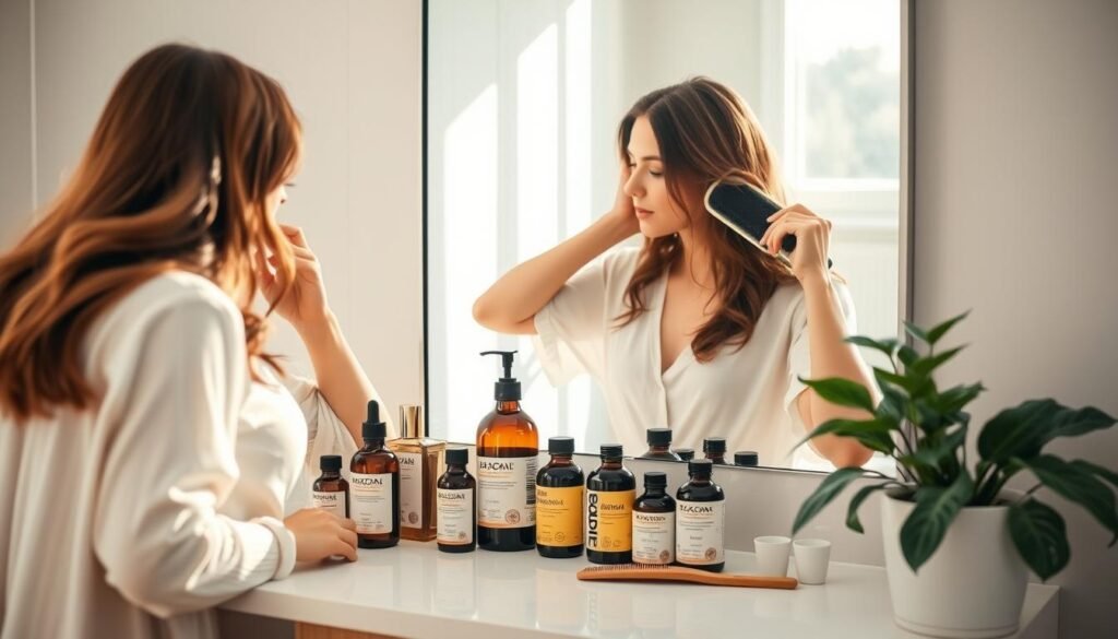 how to help with postpartum hair loss