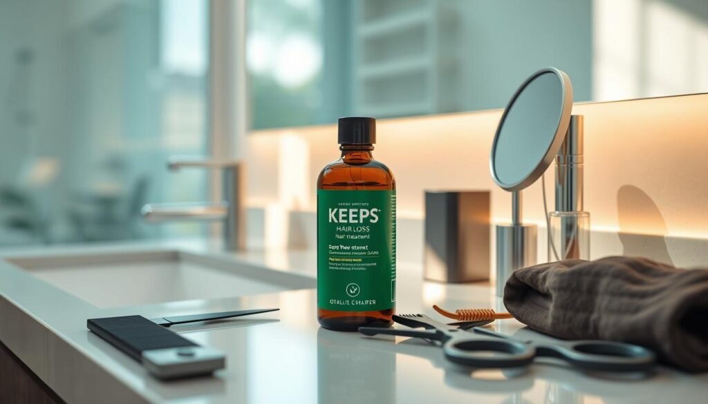 how to use keeps hair loss treatment