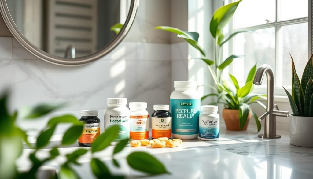 postpartum hair growth supplements
