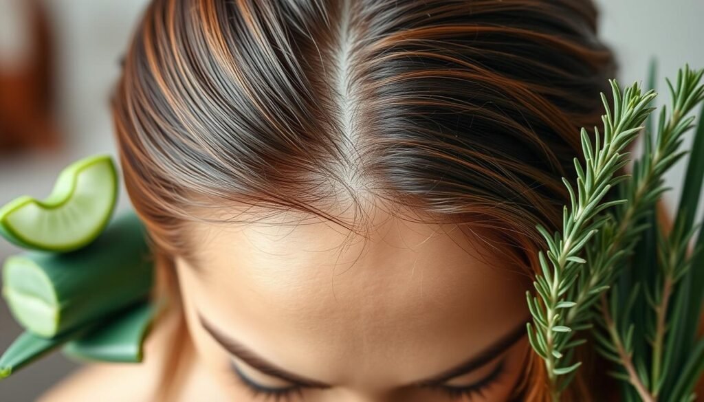 regrowing hair at the temples