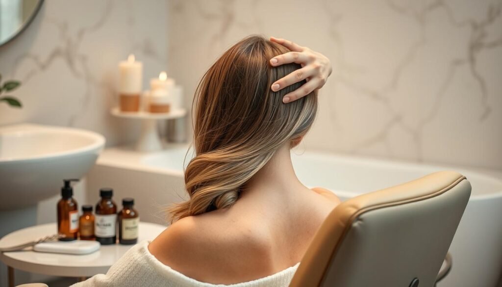 scalp massage for hair loss