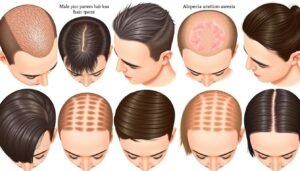 types of hair loss with pictures