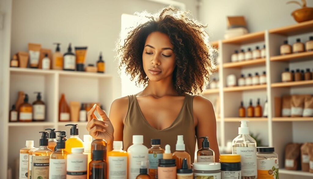 choosing natural hair products