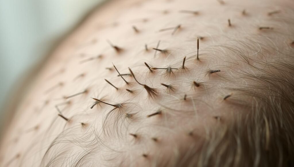 dead hair follicles regrowth