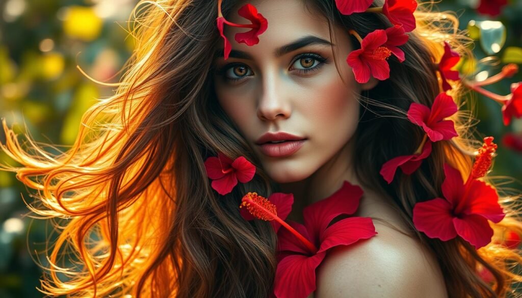 hibiscus for hair