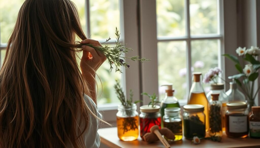 incorporating herbs into hair care