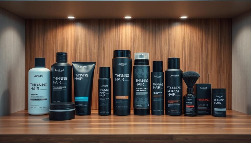 thinning hair products for males