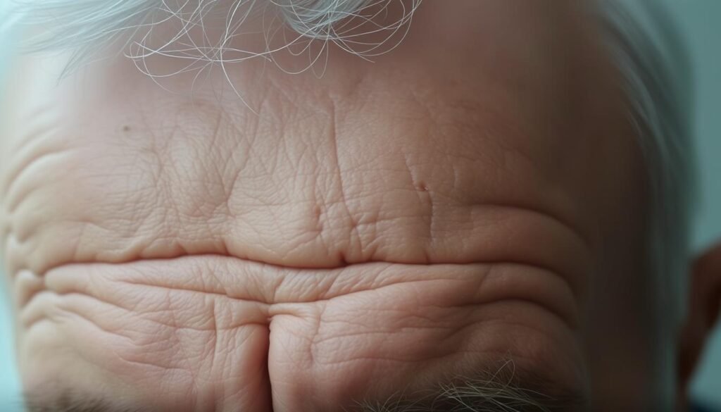 aging and hairlines