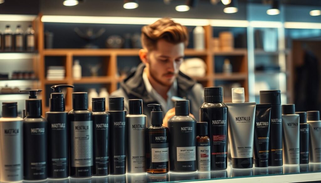choosing hair products for men