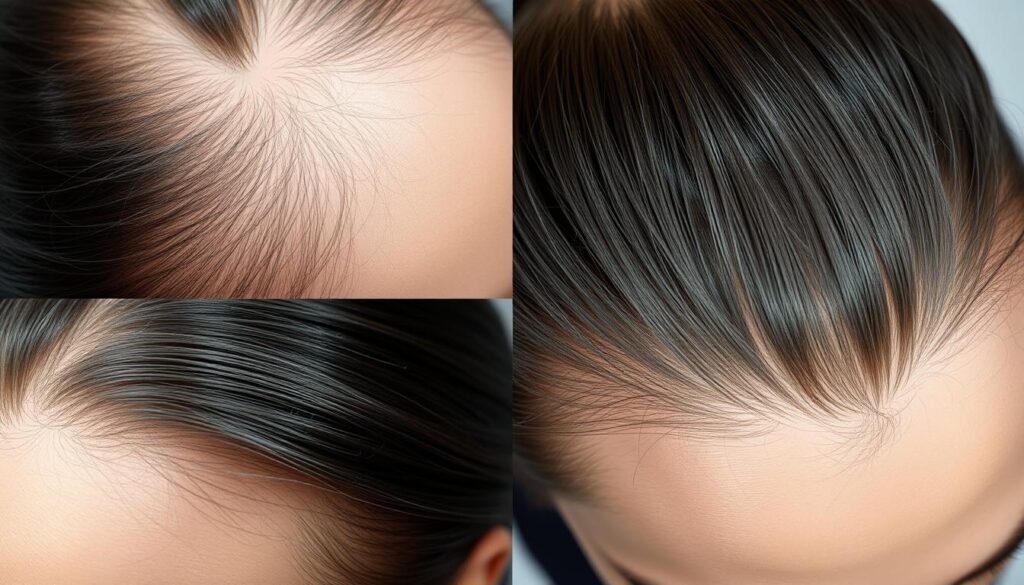 clinical results of hair loss serum