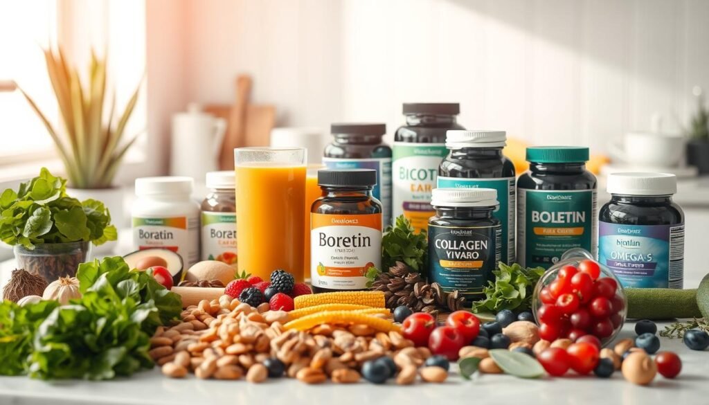 combining supplements with diet for hair growth