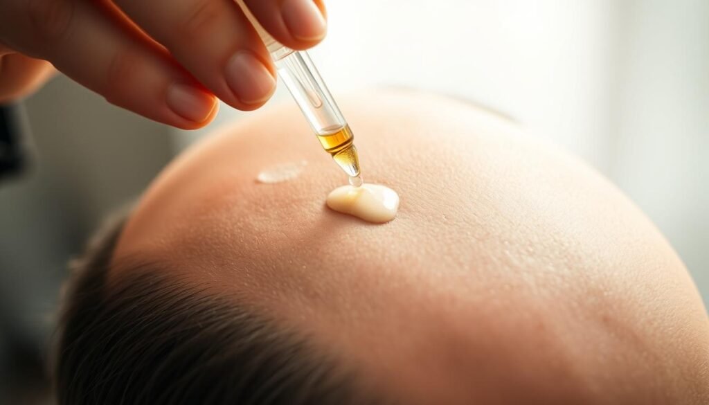 does minoxidil thicken hair