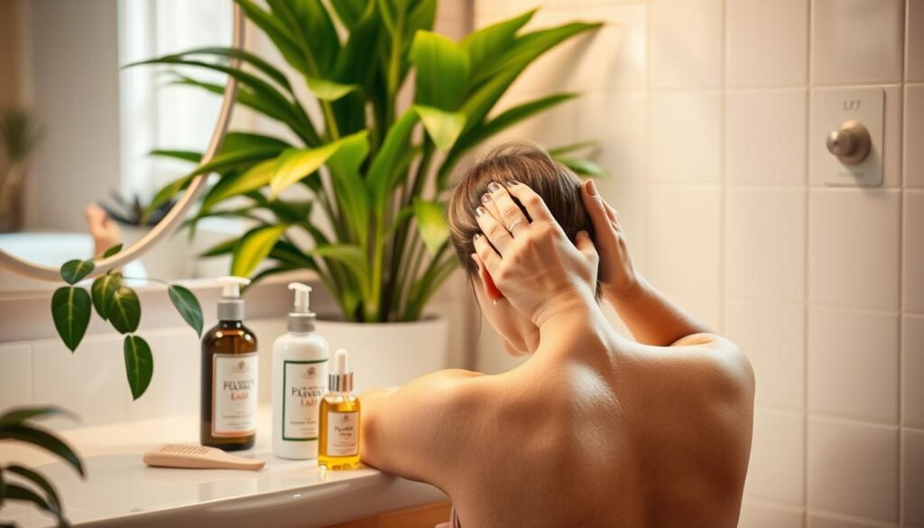 hair care routine for thicker hair