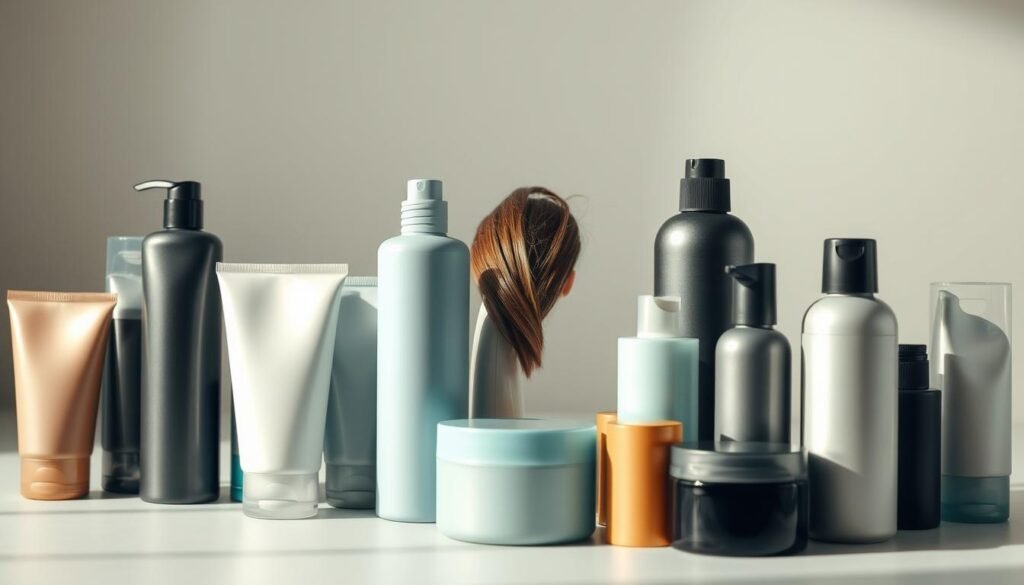 hair gels and mousses