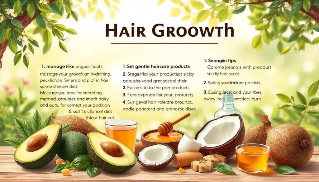 hair growth tips and foods for hydration