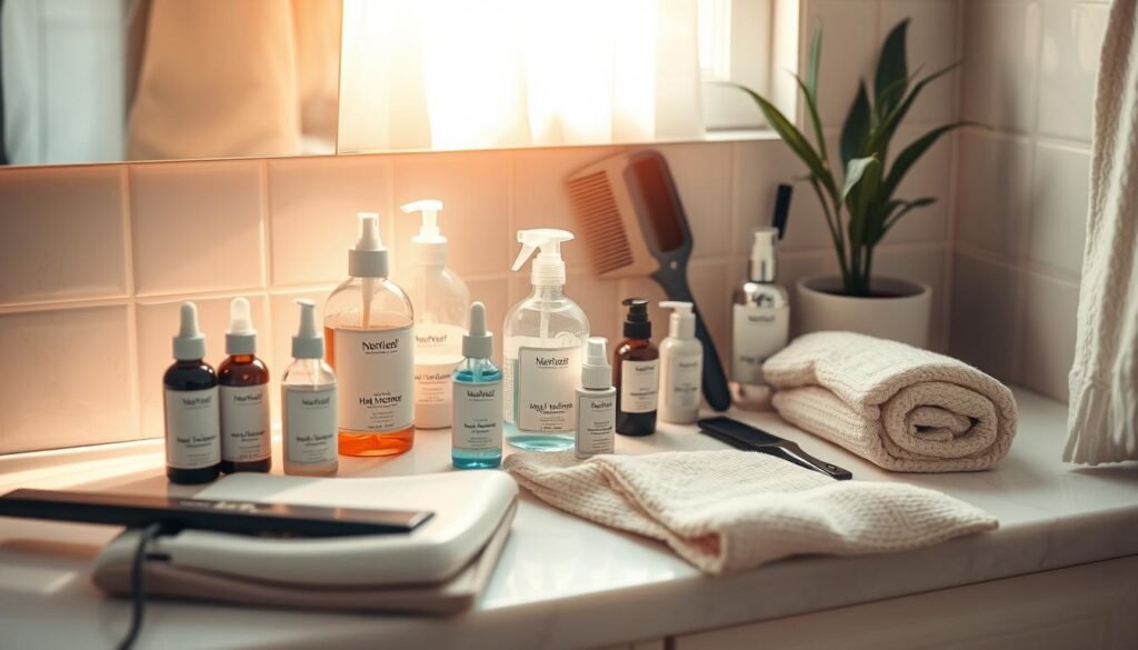 hair medication routine