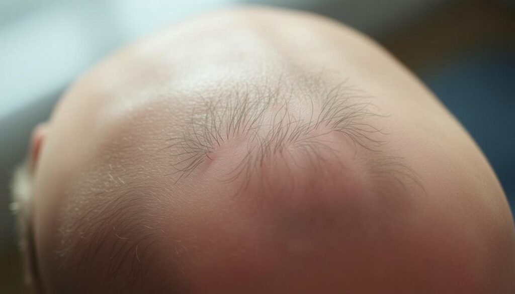 hair thinning on crown