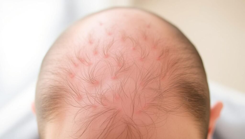 hair thinning on top of head