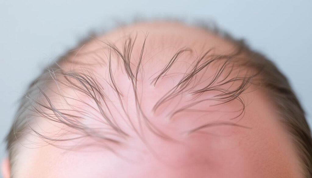 hair thinning top of head