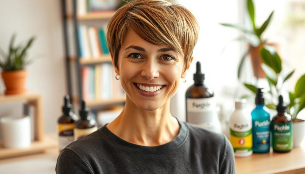 her hair loss