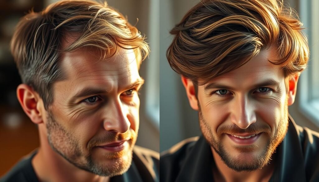 hims hair growth before and after