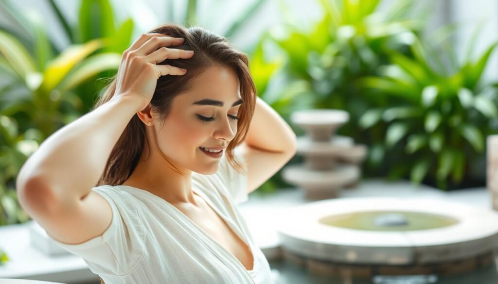 managing stress for hair growth