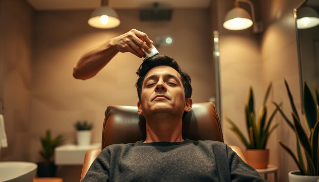 men hair treatment