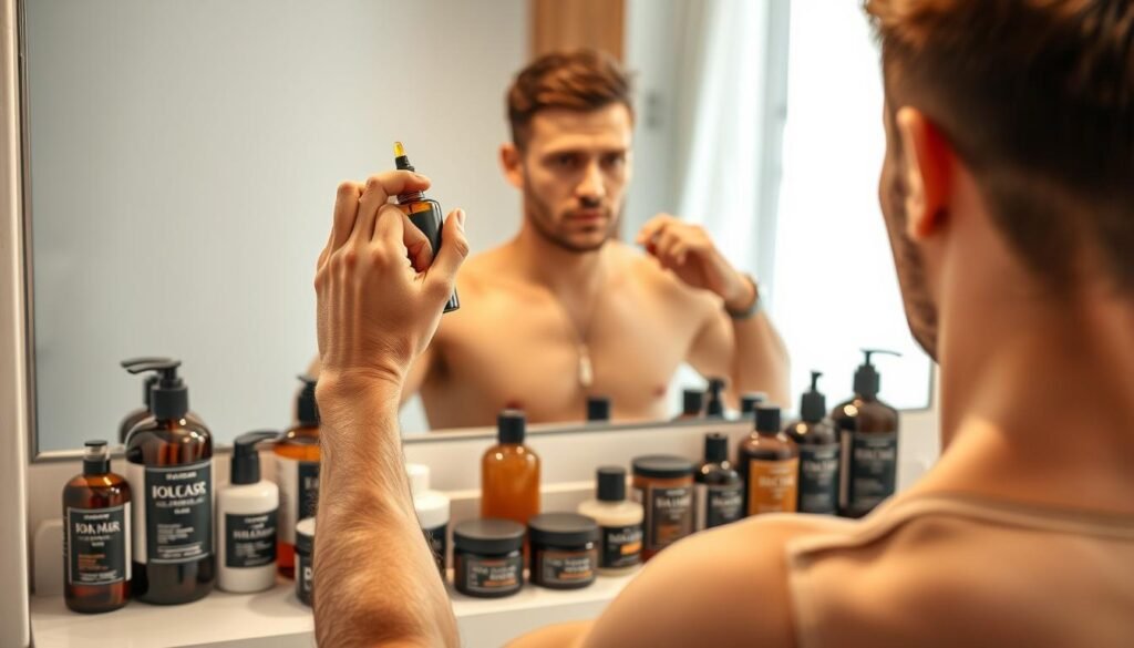 men's hair care routine