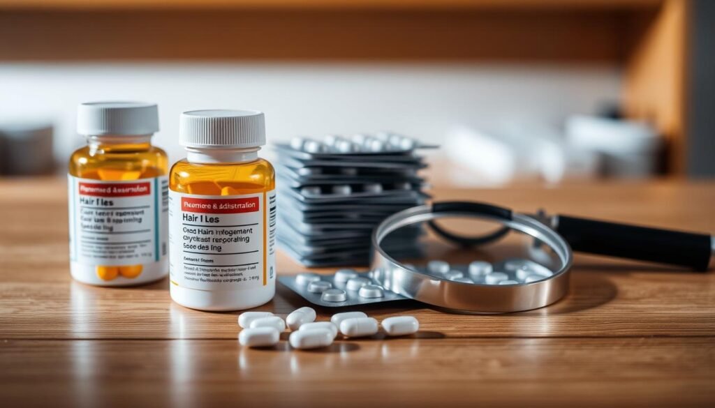 recommended dosage hair loss pills