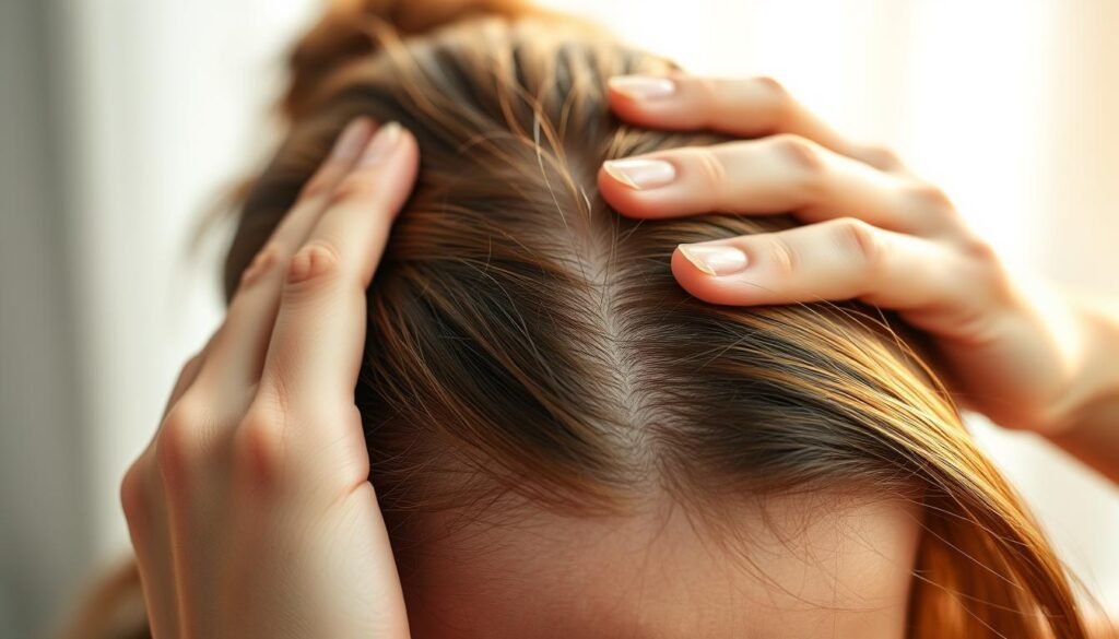 scalp massage for hair growth